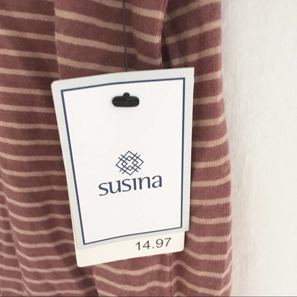 NWT Susina Pinstripe T-Shirt - Picture 5 of 6